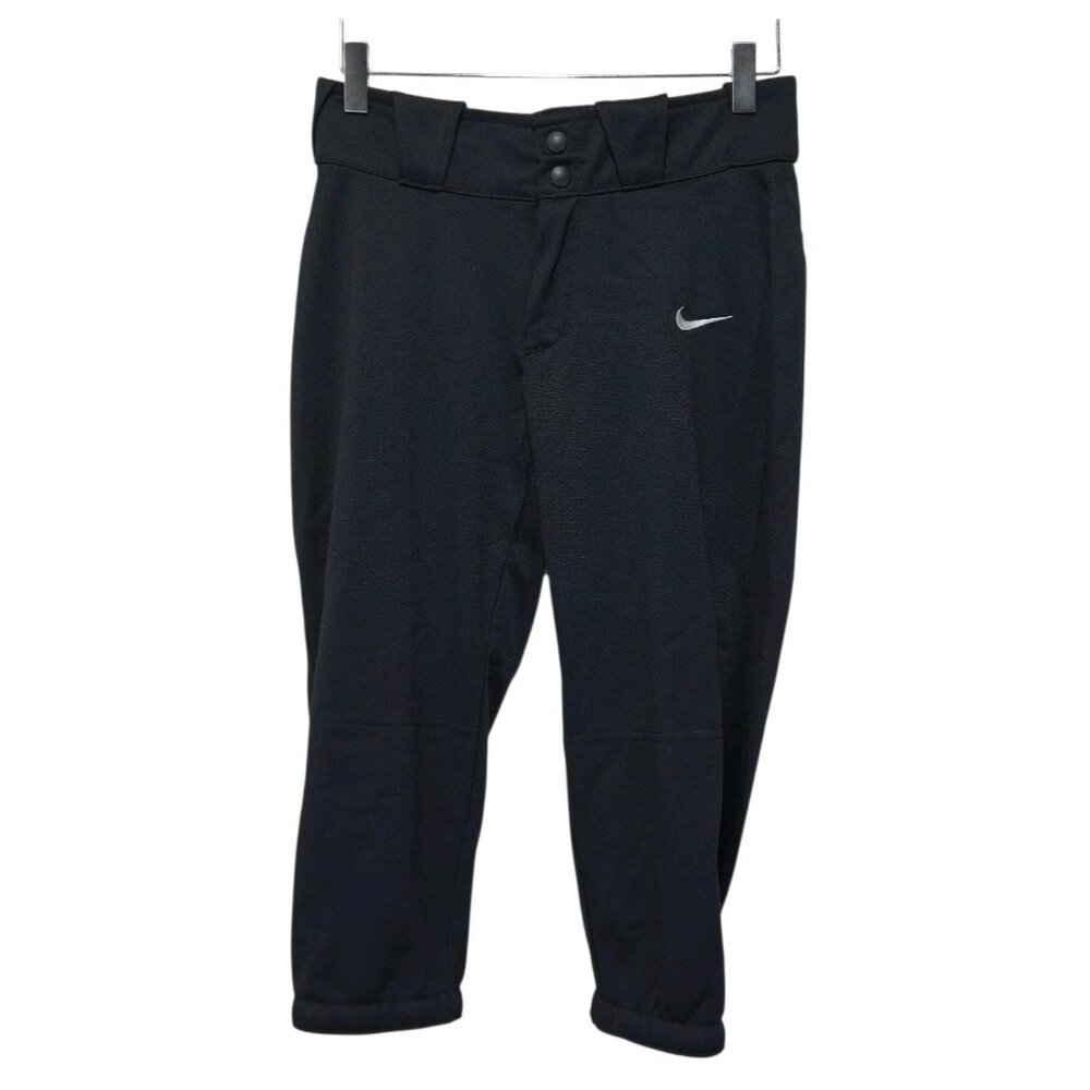 Nike Softball Black Pants 3/4 Length Women's S (28 inch Waist)